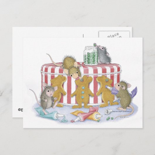 Home-Mouse-Designs® Postkarte (Vorne/Hinten)