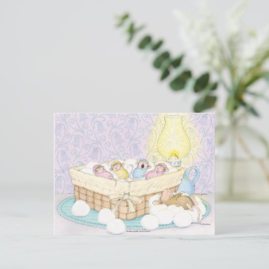 Home-Mouse-Designs® Postkarte (Stehend Vorderseite)