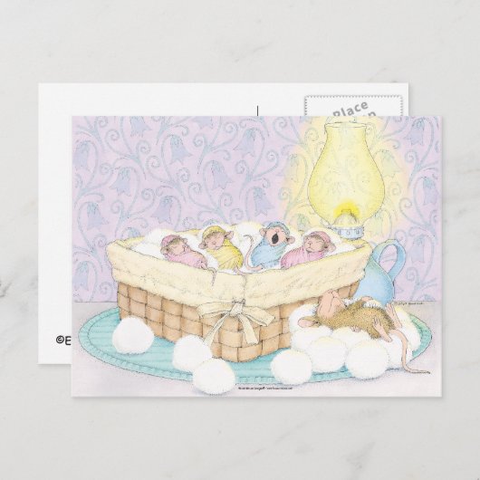 Home-Mouse-Designs® Postkarte (Vorne/Hinten)