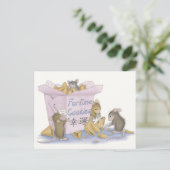 Home-Mouse-Designs® Postkarte (Stehend Vorderseite)