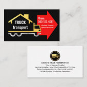 Home Mover Logistic Support Truck Visitenkarte (Vorne/Hinten)