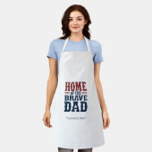 Home of the Brave Dad Apron – BBQ Hero Gift Schürze (Getragen)