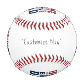 Home of the Brave Dad Baseball - Custom Keepsake (Rückseite)