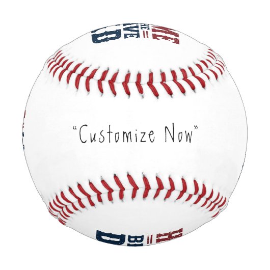 Home of the Brave Dad Baseball - Custom Keepsake (Vorderseite)