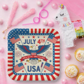 Home of the Brave Pappteller (Party)