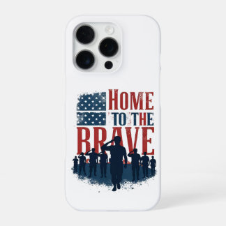 Home of the Brave Salute Tee iPhone 16 Pro Hülle