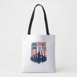 Home of the Brave Salute Tee Tasche
