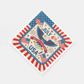 Home of the Brave Serviette (Ecke)