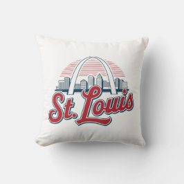 Home of the Gateway Arch, St. Louis Heritage Kissen