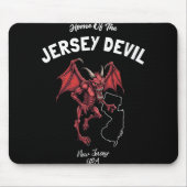 Home Of The Jersey Devil New Jersey Usa Cryptid Mousepad (Vorne)