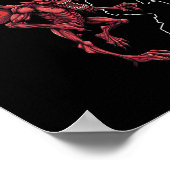 Home Of The Jersey Devil New Jersey Usa Cryptid  Poster (Ecke)