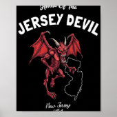 Home Of The Jersey Devil New Jersey Usa Cryptid Poster (Vorne)