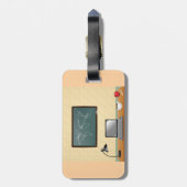 Home Office Desk Laptop Coffee Gepäckanhänger (Rückseite vertikal)