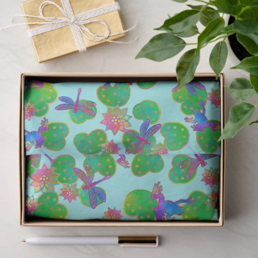 Home on the Water Winter Seidenpapier (Geschenk)