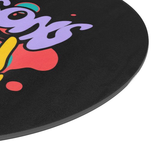 HOME PAINT SPLASH LESSONS LEARN CUTTING BOARD  SCHNEIDEBRETT (Ecke)