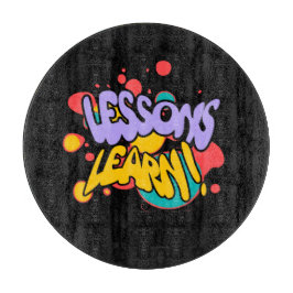 HOME PAINT SPLASH LESSONS LEARN CUTTING BOARD  SCHNEIDEBRETT