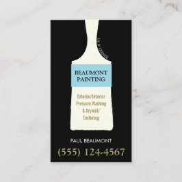 Home Painter Brush Business Card Visitenkarte