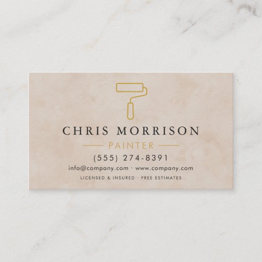 Home Painter Professional QR Code Visitenkarte (Vorderseite)