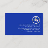 Home Pipe Frame Leaking Visitenkarte (Rückseite)