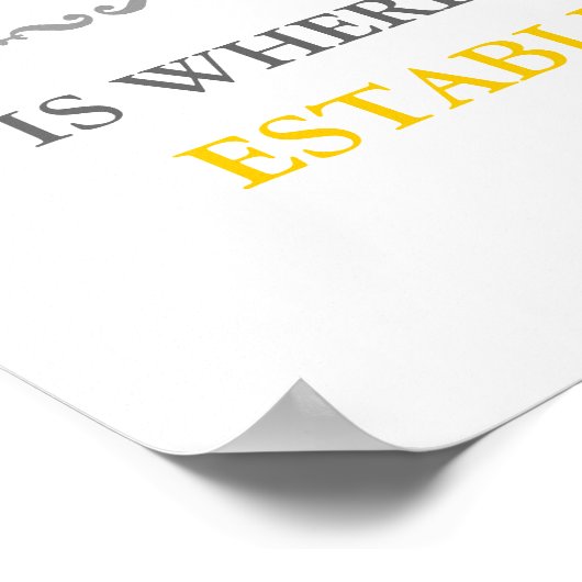 Home print or poster customize personalize (Ecke)