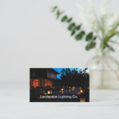 Home Property Landscape Lighting Visitenkarte (Stehend Vorderseite)