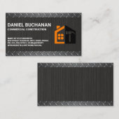 Home Property | Metal | Construction Visitenkarte (Vorne/Hinten)