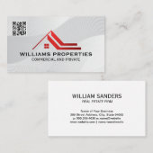 Home Real Estate Properties | Rentals Visitenkarte (Vorne/Hinten)