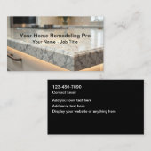 Home Remodeling Services Simple Business Cards Visitenkarte (Vorne/Hinten)