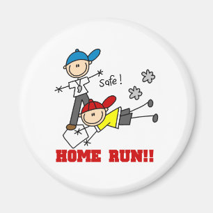 Home Run Baseball Magnet