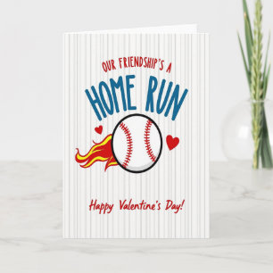 Home Run Freundschaft Valentinskarte Karte