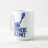 Home Run Lustiger Becher Kaffeetasse (Vorderseite Links)