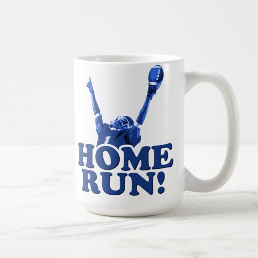 Home Run Lustiger Becher Kaffeetasse (Rechts)