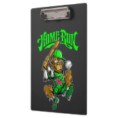Home Run Monkey Baseball Klemmbrett (Links)