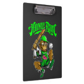 Home Run Monkey Baseball Klemmbrett (Rechts)