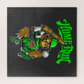 Home Run Monkey Baseball Puzzle (Horizontal)