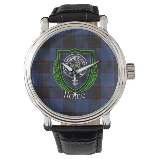 Home Scottish Clan Tartan & Crest Armbanduhr (Vorderseite)