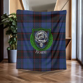 Home Scottish Clan Tartan Crest Fleecedecke