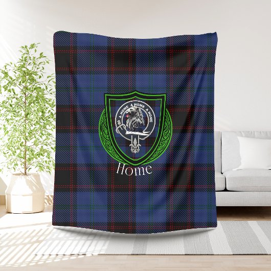 Home Scottish Clan Tartan Crest Fleecedecke