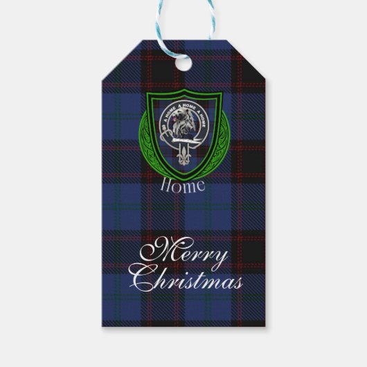 Home Scottish Clan Tartan & Crest Geschenkanhänger (Vorderseite)