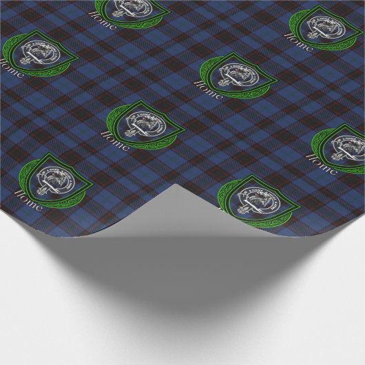 Home Scottish Clan Tartan & Crest Geschenkpapier (Ecke)