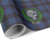 Home Scottish Clan Tartan & Crest Geschenkpapier (Rolleneckpunkt)