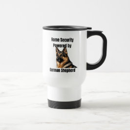 Home Security Powered by German Shepherd Reisebecher