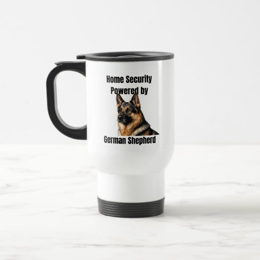 Home Security Powered by German Shepherd Reisebecher (Links)