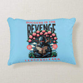 HOME SUCCESS REVENGE LESSONS LEARN ACCENT PILLOW DEKOKISSEN