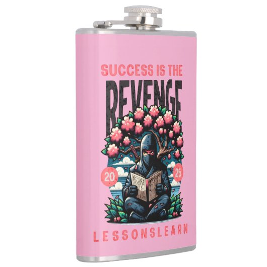  HOME SUCCESS REVENGE LESSONS LEARN VINYL FLASK  FLACHMANN (Rechts)