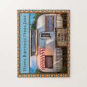 Home Sweet Home Cute Vintage Camper Trailer Puzzle (Vertikal)