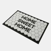Home Sweet Home Faux Tile Doormat  Fußmatte (Schrägansicht)