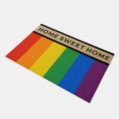 Home Sweet Home Fußmatte (Schrägansicht)