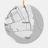 Home Sweet Home Latitude Longitude Personalized Keramik Ornament (Hinten)