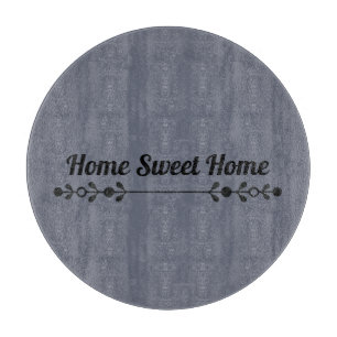 Home Sweet Home Minimale Typografie Schneidebrett